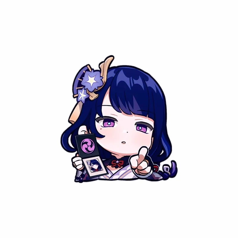 Hình ảnh raiden shogun chibi cute khiến tim tan chảy