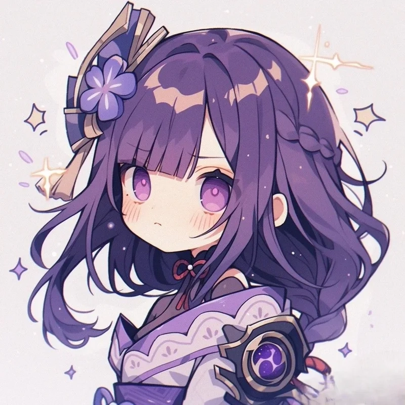 Tải ngay raiden shogun chibi png chất lượng cao