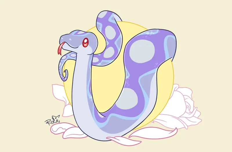 Hình ảnh rắn chibi cute được nhiều bạn trẻ yêu thích nhất