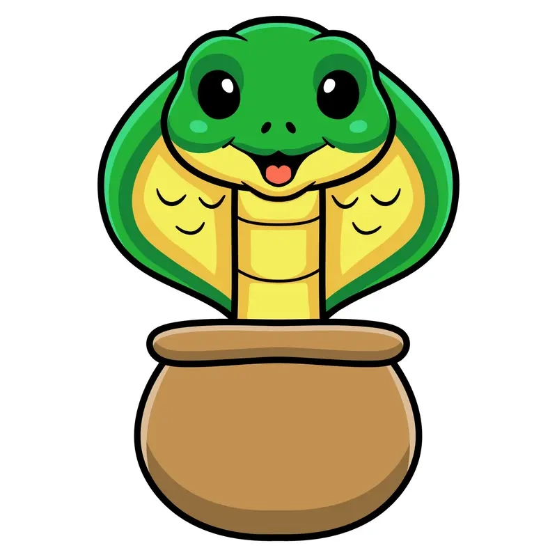 Những mẫu con rắn chibi ngộ nghĩnh cho fan chibi chính hiệu