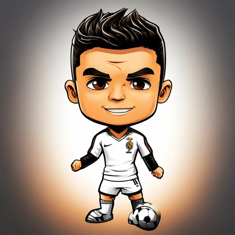 Sở hữu ngay ronaldo chibi cute cực dễ thương cho điện thoại