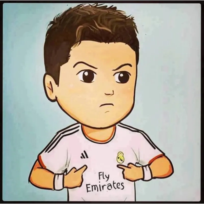 Chiêm ngưỡng loạt ảnh ronaldo chibi siêu đáng yêu