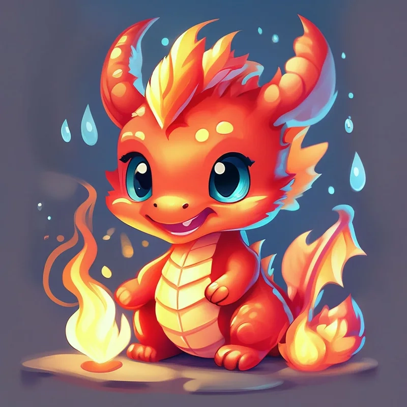 Xem ngay những mẫu hình con rồng chibi đẹp tinh tế nhất