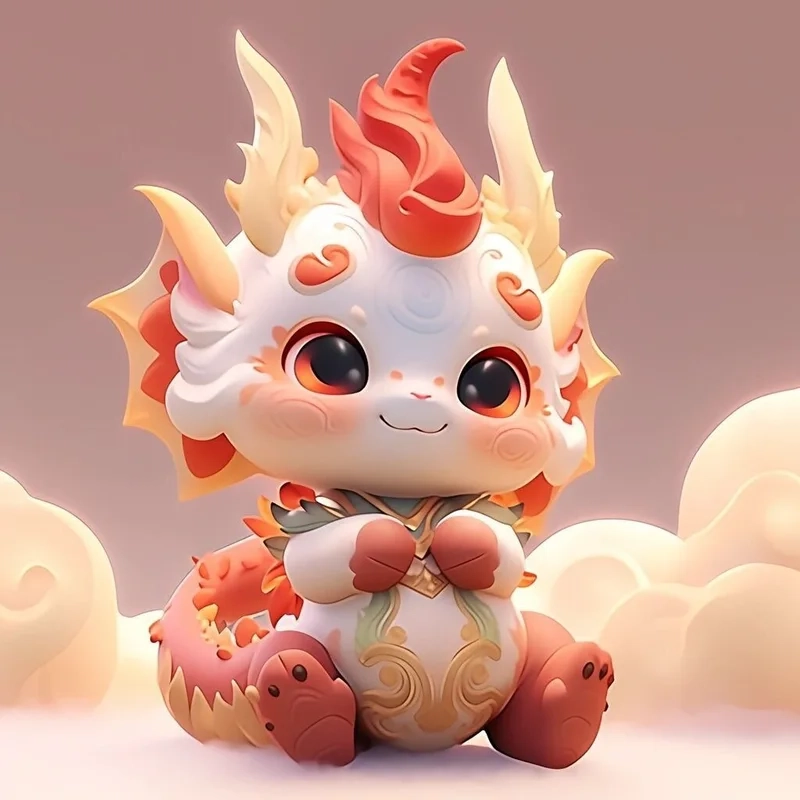 Bộ sưu tập hot trend ảnh rồng chibi cực đáng yêu