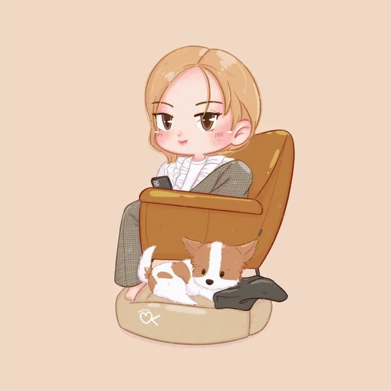 Hình ảnh rose chibi blackpink cực chất cho fan hâm mộ