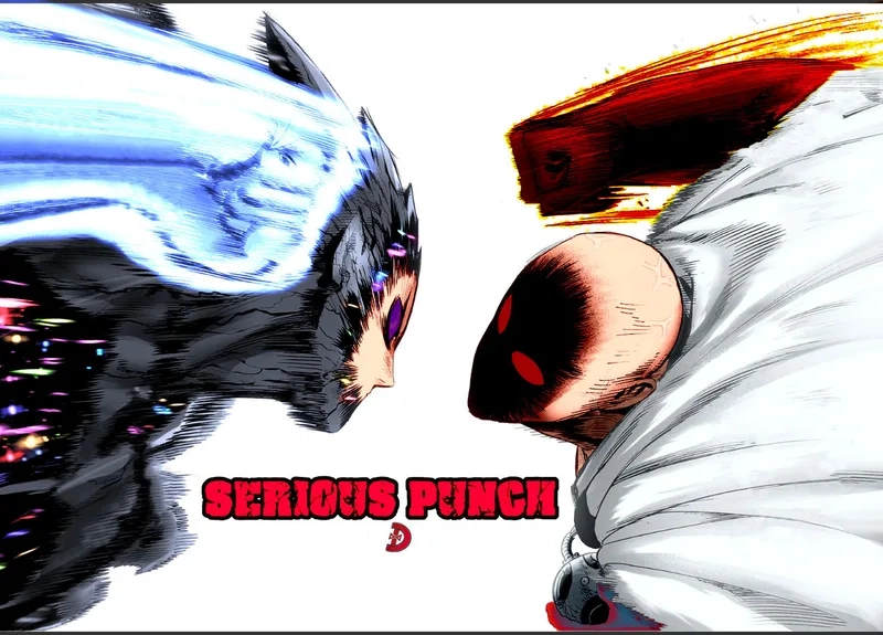 Trận quyết chiến hấp dẫn cosmic garou vs saitama