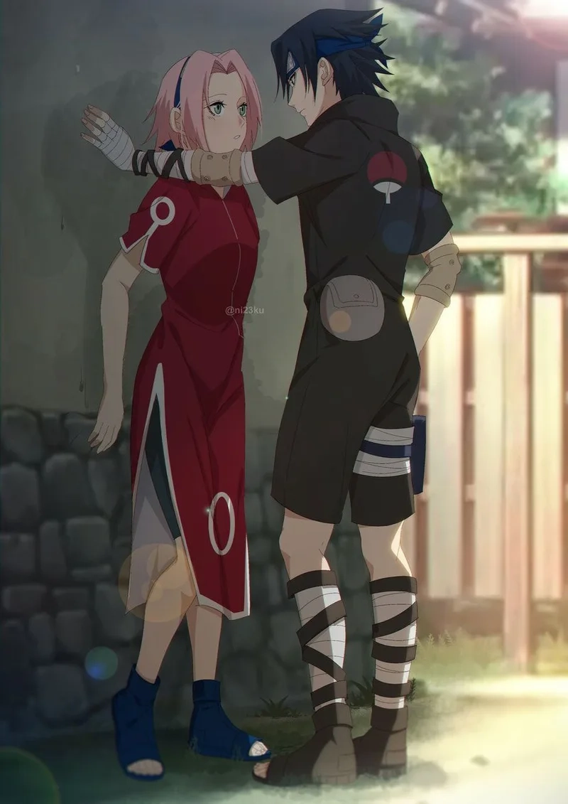 Khoảnh khắc ngọt ngào của sakura haruno sasuke uchiha