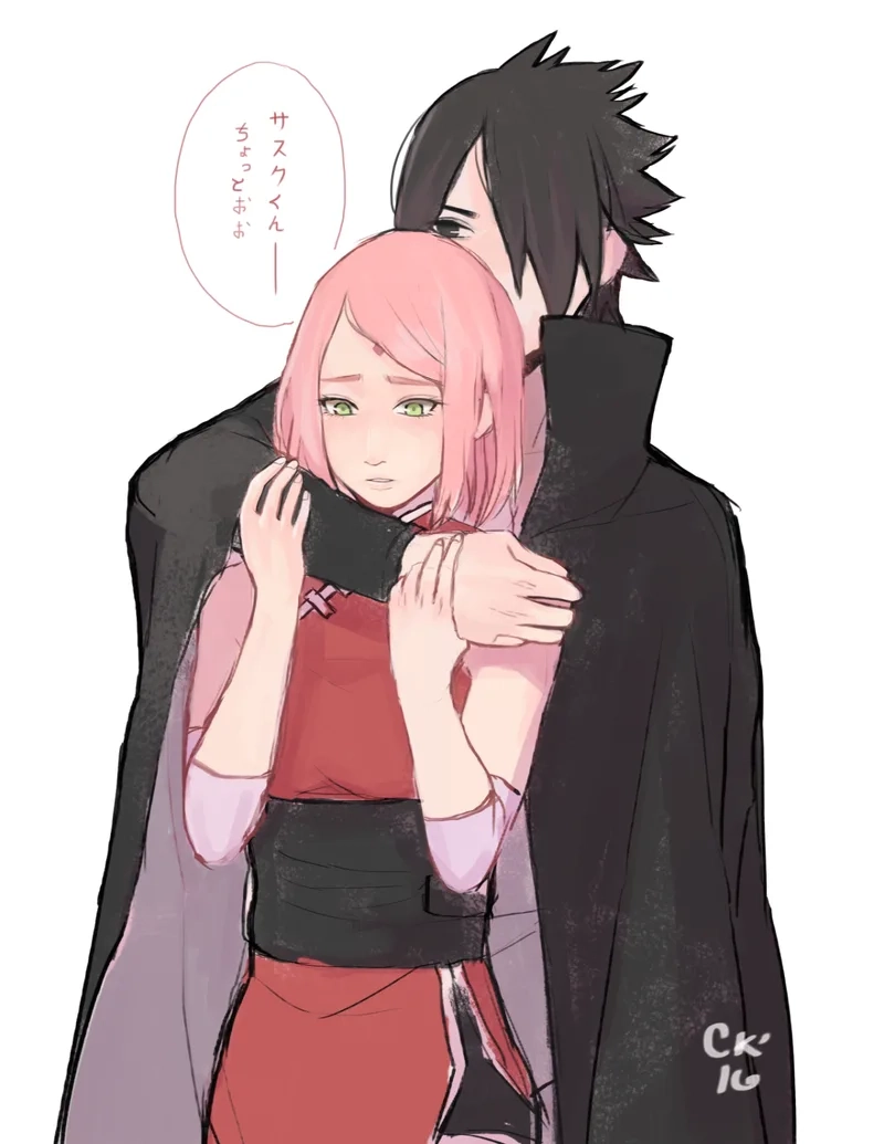 Ngắm cặp đôi cặp đôi sasuke và sakura dễ thương