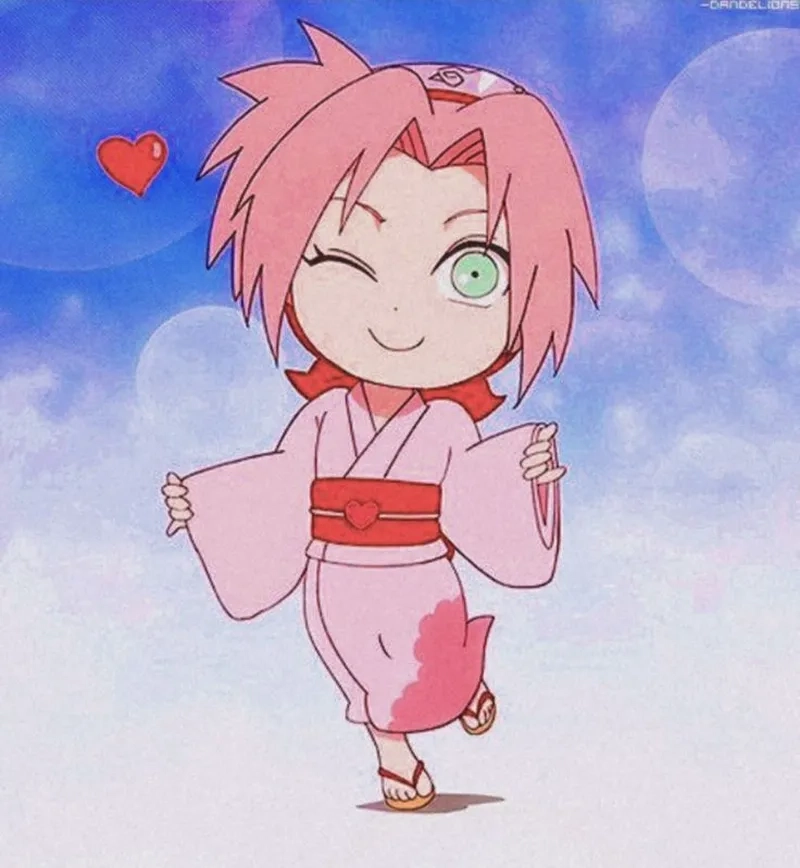 Tổng hợp hình ảnh sakura chibi đẹp lung linh cực dễ thương