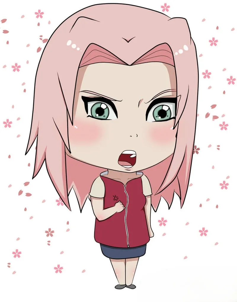 Kho ảnh sakura haruno chibi png cực chuẩn dành cho designer