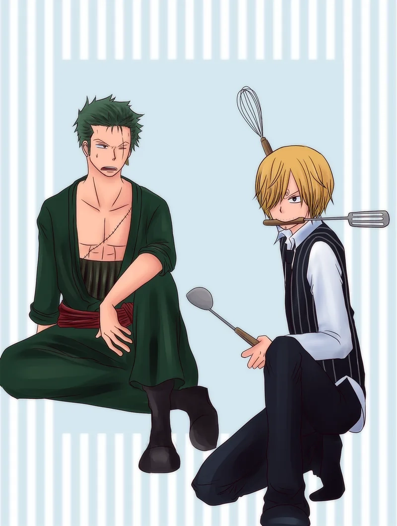Trận so tài nảy lửa sanji vs zoro khiến fan bùng nổ