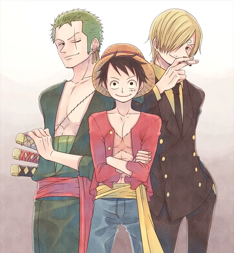 Sức mạnh kết hợp hoàn hảo của luffy zoro sanji