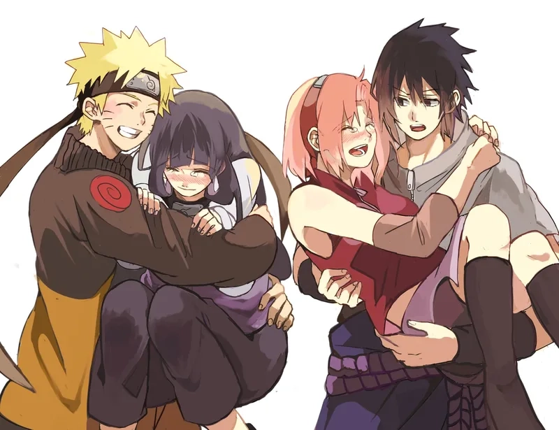 Khám phá tình bạn và sức mạnh hinata naruto sakura sasuke