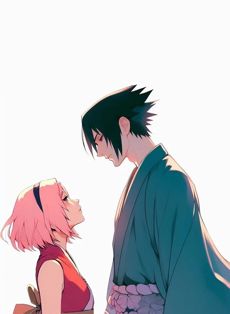 Hình ảnh lãng mạn của sasuke và sakura