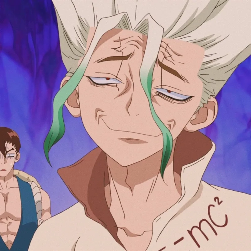 Anime đỉnh cao với nhân vật thông minh senku anime