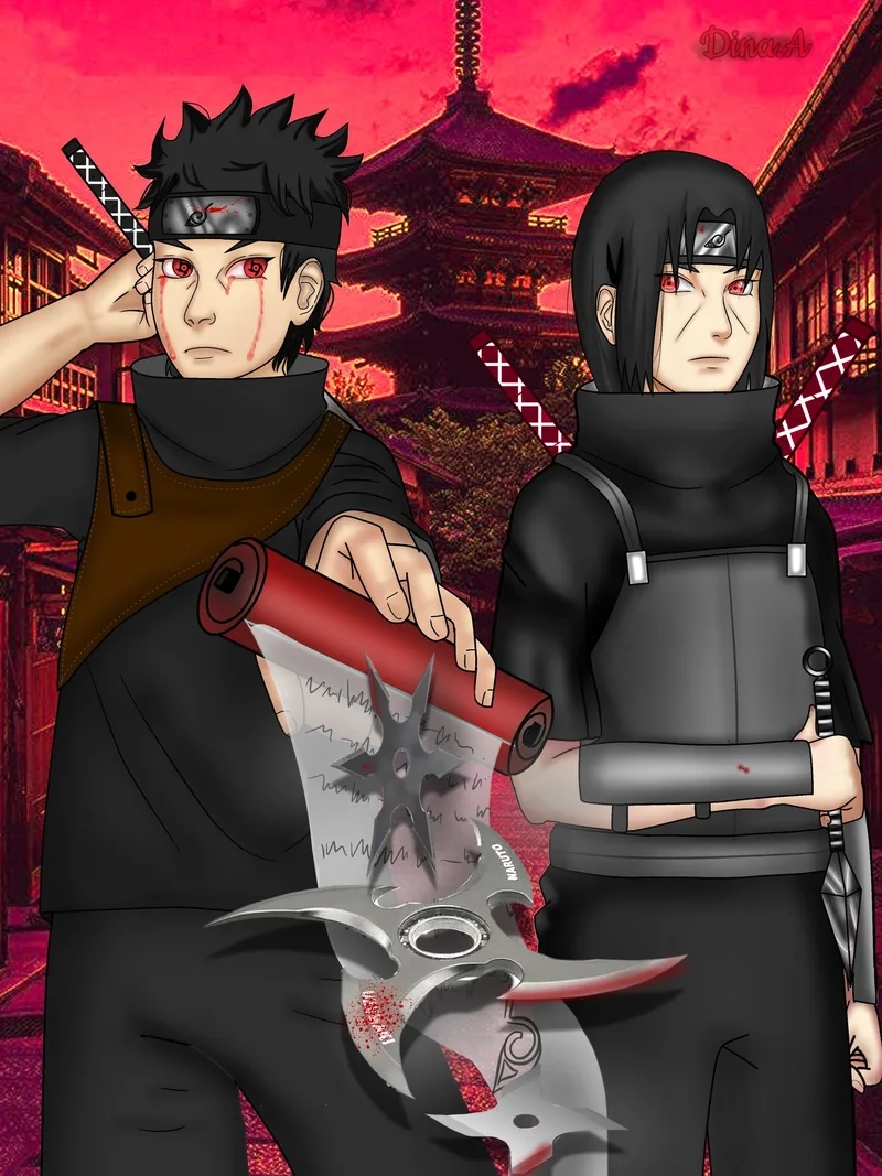 Ngắm khoảnh khắc đáng nhớ shisui and itachi