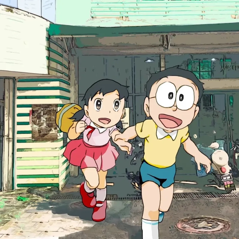 Ngây ngất với hình ảnh nobita và shizuka cute