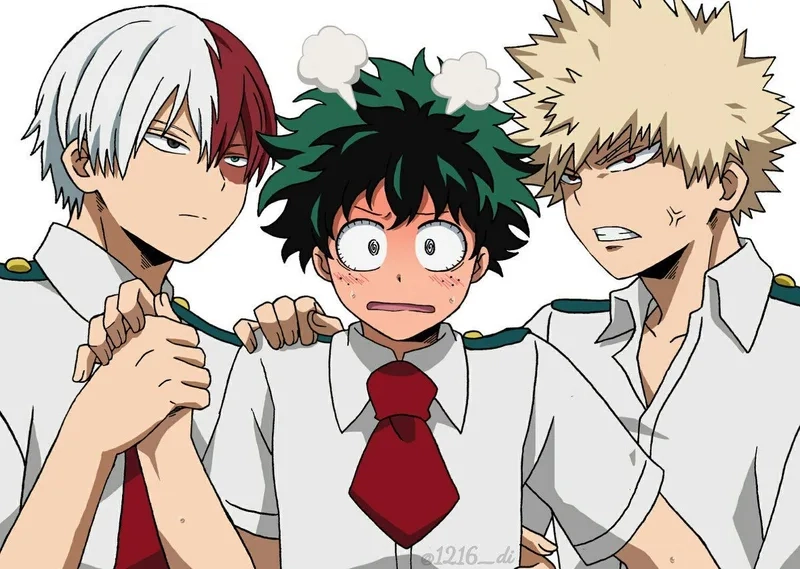 Cuộc phiêu lưu mãnh liệt của bakugou x deku x shoto