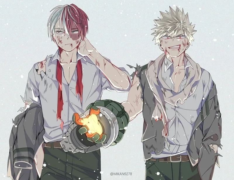 Ai sẽ chiến thắng trong bakugou x shoto