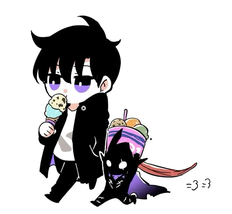 Bộ cute solo leveling chibi hot trend đang được yêu thích