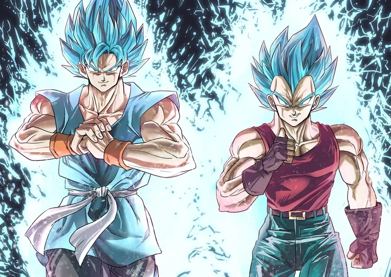 Kết hợp sức mạnh không tưởng với vegeta x goku