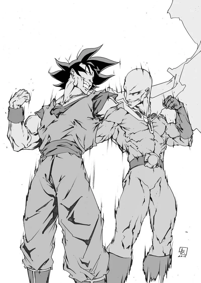 Khi siêu anh hùng đối đầu với Saiyan mạnh nhất saitama vs goku