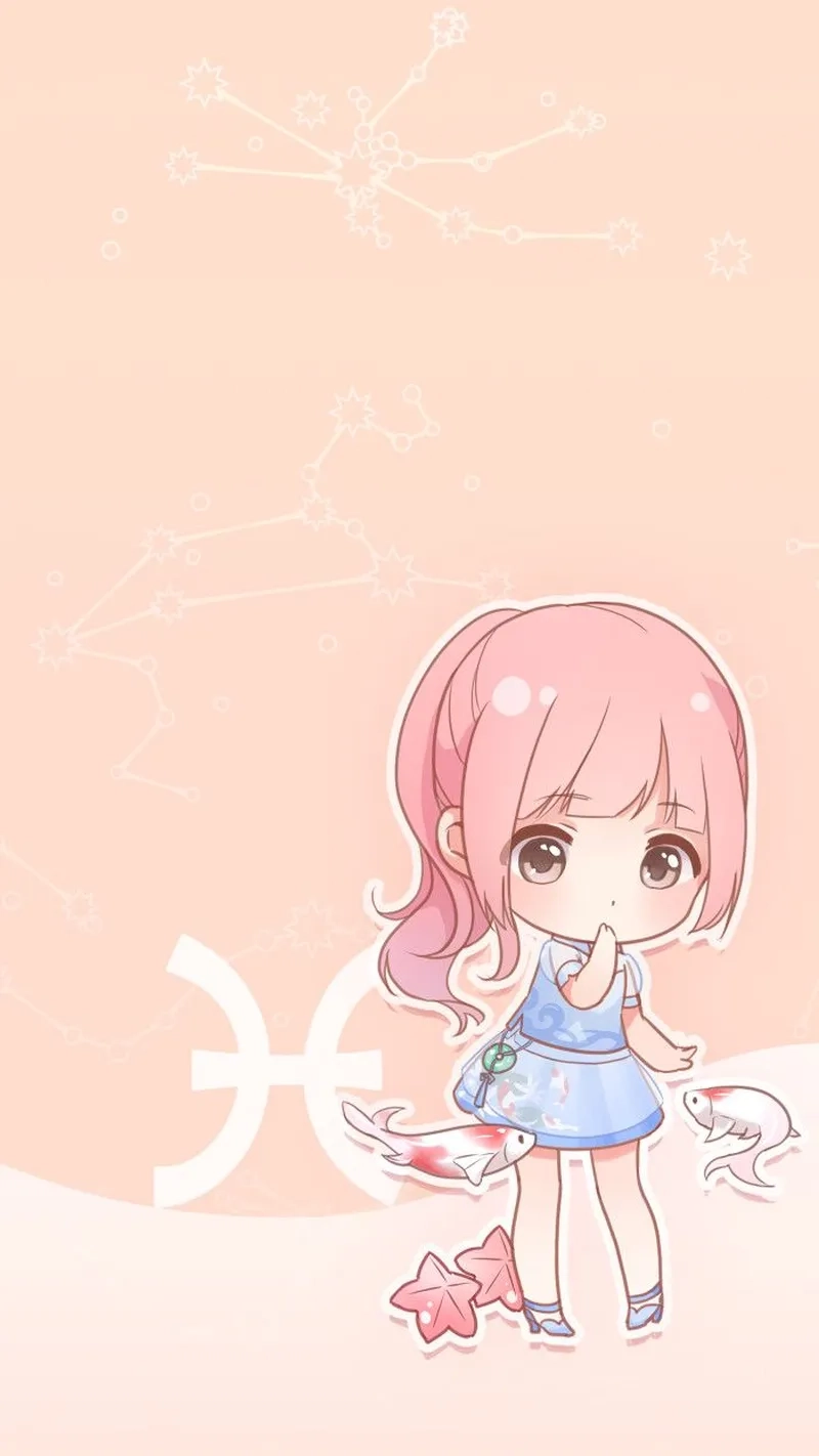 BST song ngư chibi cute đáng yêu chuẩn gu tuổi teen