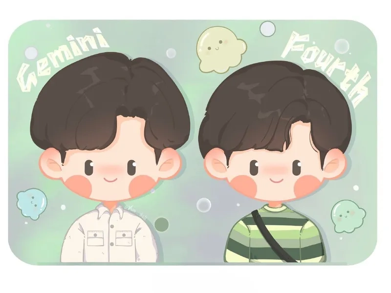 Bộ sưu tập chibi cung song tử cực đáng yêu dành cho fan Song Tử