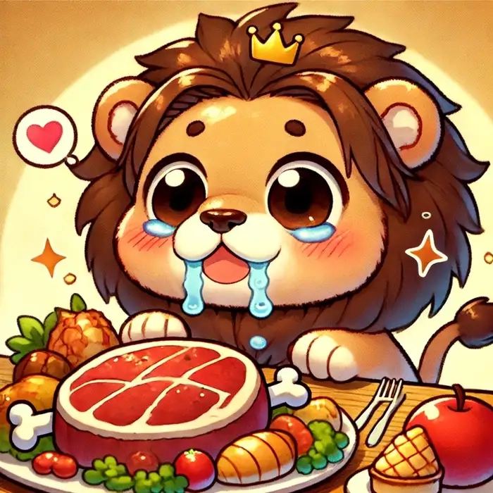 Tải về ngay chibi vẽ sư tử cute để làm sticker cực chất