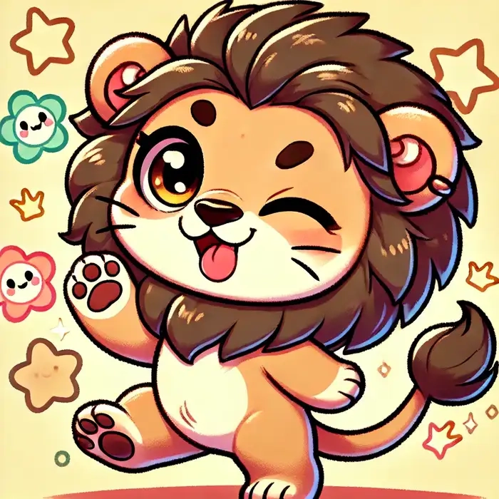 Khám phá thế giới sư tử anime đầy màu sắc và độc đáo