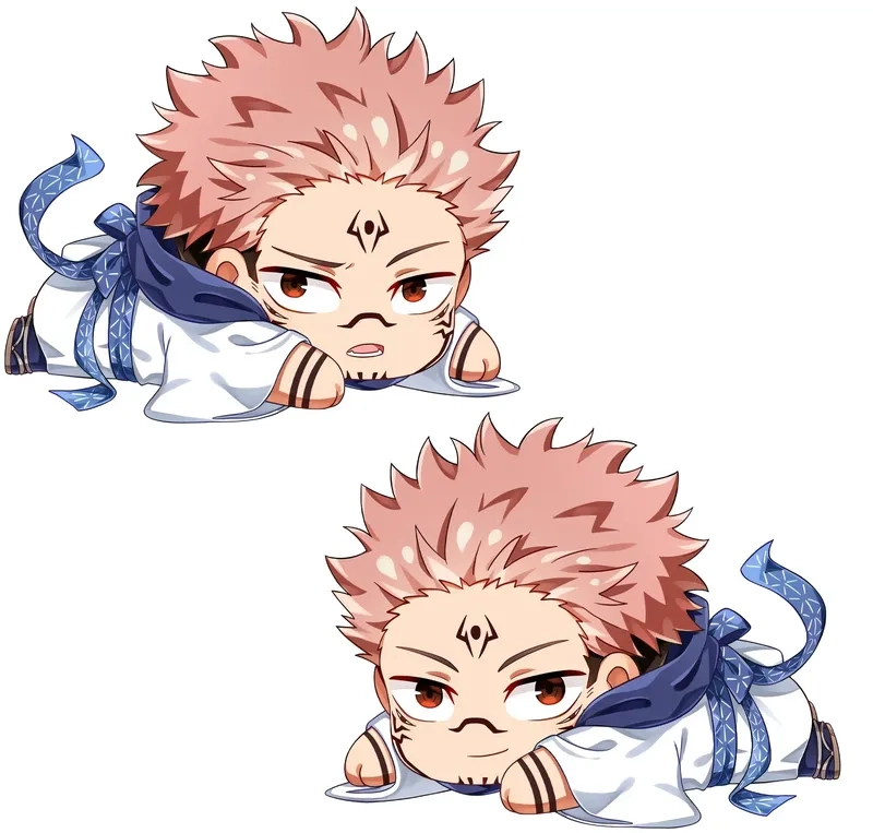 Hình vẽ anime sukuna chibi cute đẹp dễ thương khó cưỡng