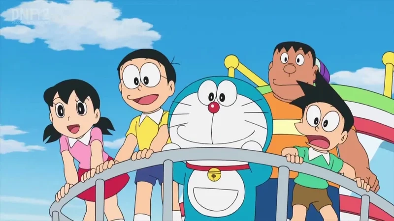 Thưởng thức nobita và doraemon và shizuka và chaien và suneo