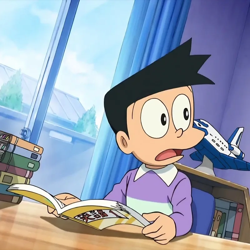 Vẻ ngầu lòi của Suneo qua hình suneo ngầu