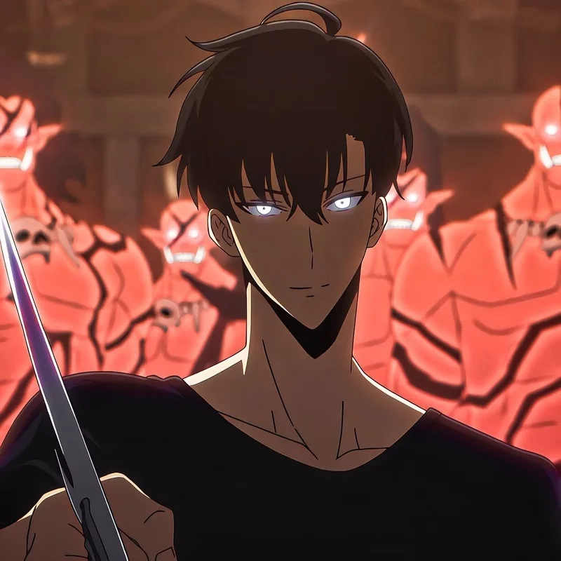 Avatar chất ngầu cho fan avatar sung jin woo