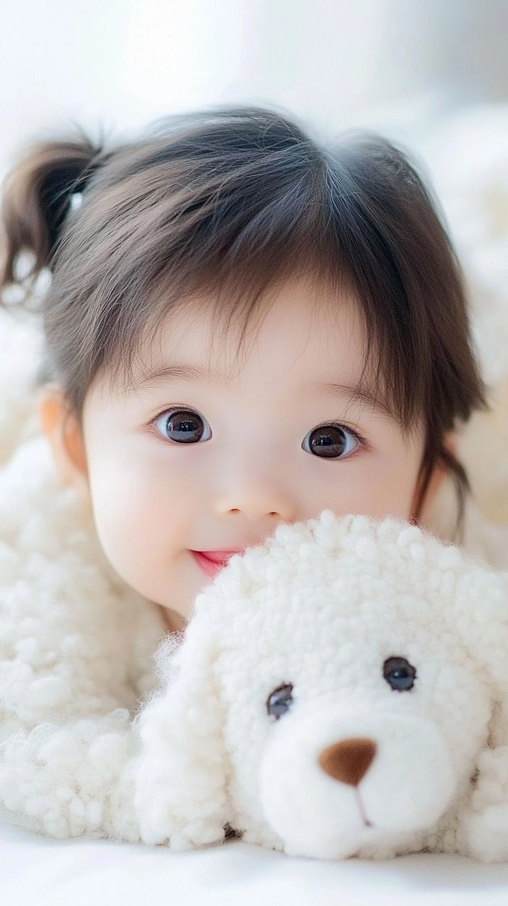 Tải hình ảnh em bé gái dễ thương cho máy tính của bạn