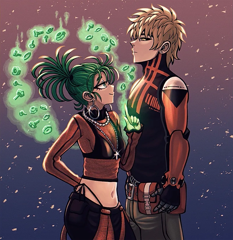 Hình ảnh tuyệt đẹp của tatsumaki genos