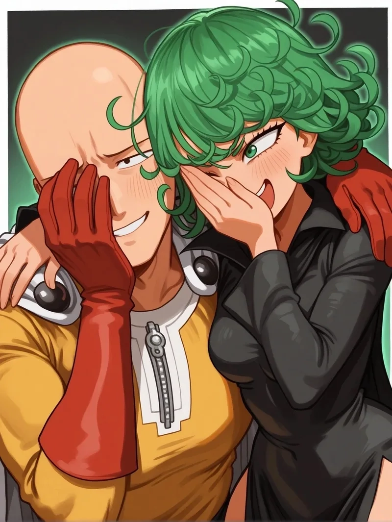 Siêu năng lực kết hợp cùng tatsumaki × saitama