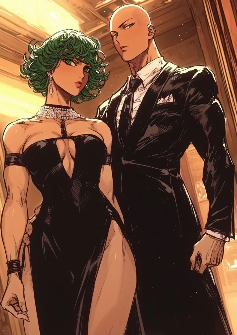 Ship siêu anh hùng dễ thương với saitama x tatsumaki ship
