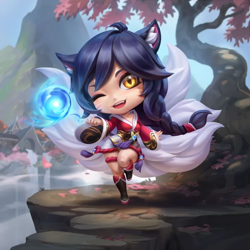 Hình ảnh gwen chibi tft cực dễ thương dành cho game thủ