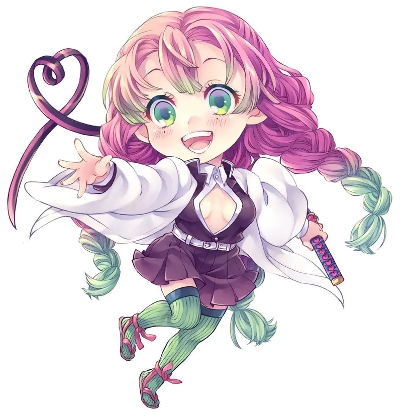 Trọn bộ siêu đẹp ảnh thanh gươm diệt quỷ chibi dành cho bạn