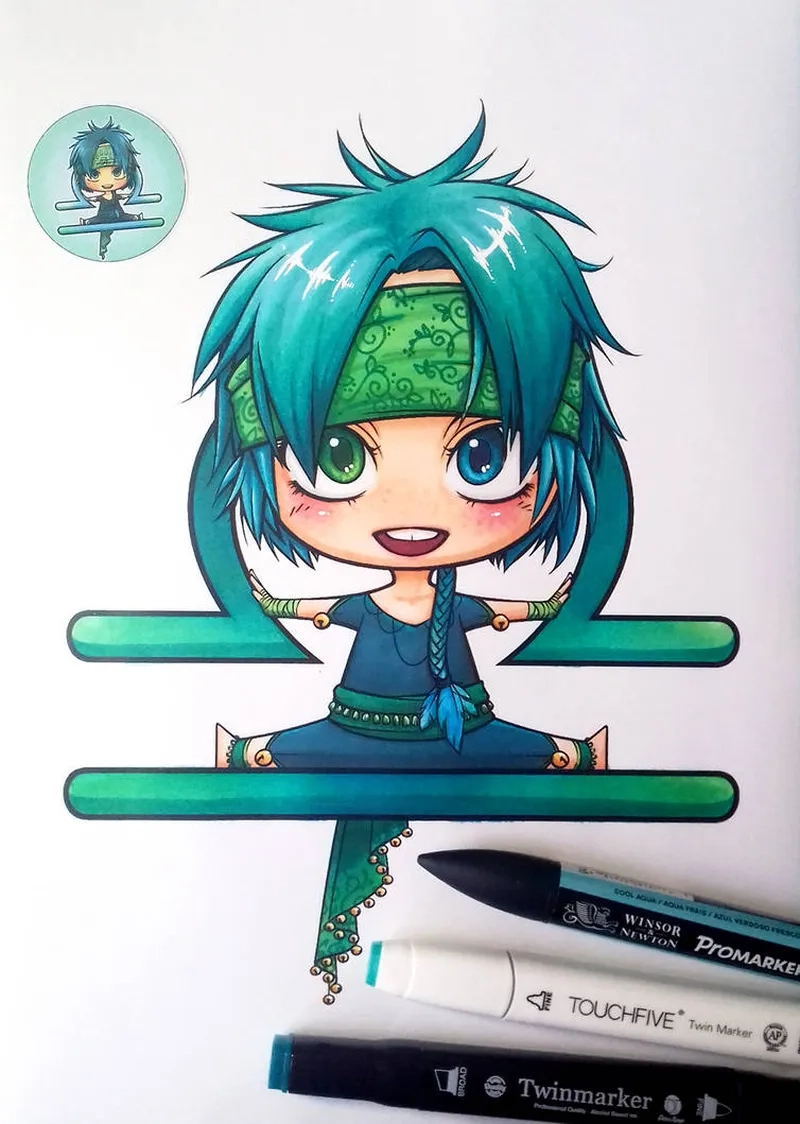 Top xu hướng cung thiên bình nữ chibi hot nhất hôm nay