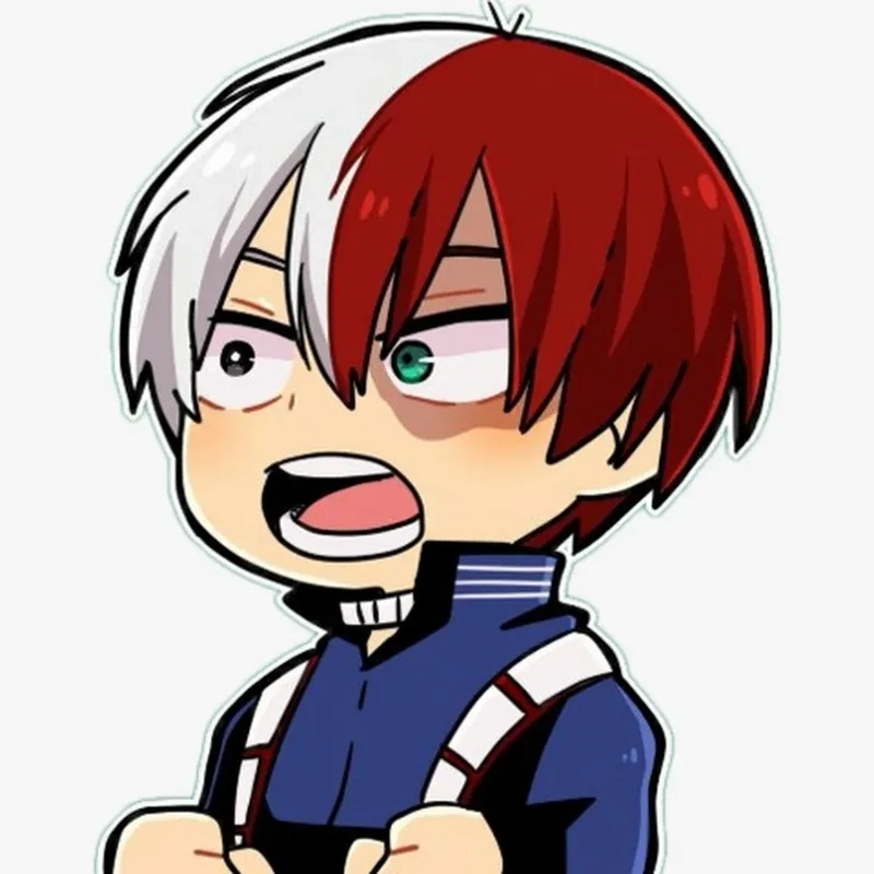 Cùng khám phá thế giới anime todoroki chibi đầy màu sắc
