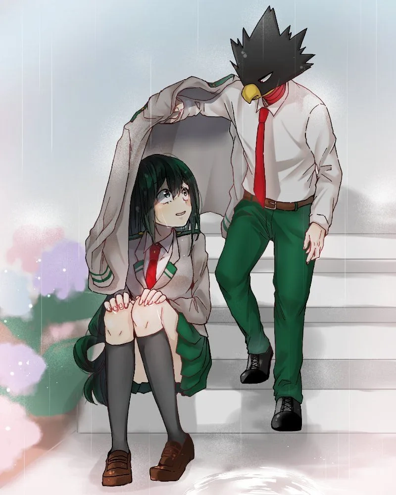 Truyện tranh hài hước asui x tokoyami comic