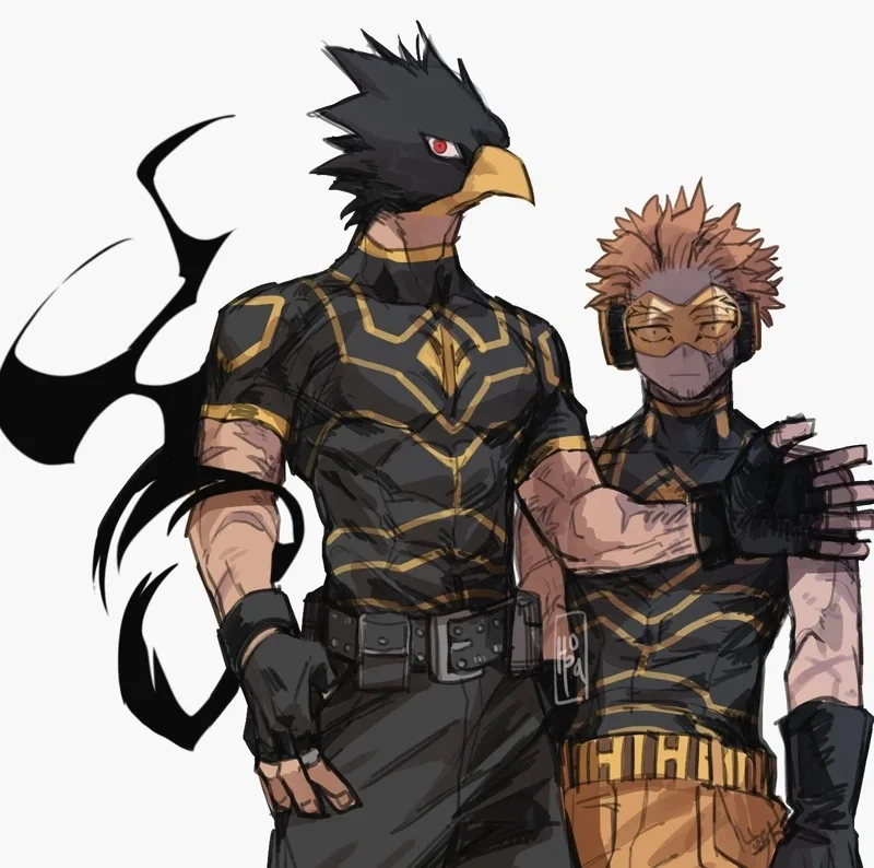 Chuyện tình ngọt ngào của fumikage tokoyami x hawks