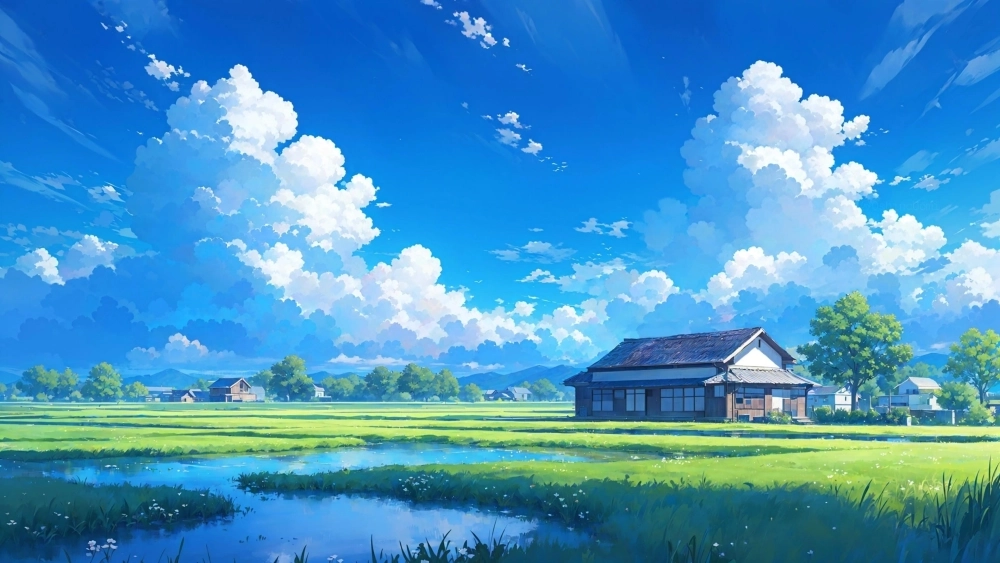 Chiêm ngưỡng ảnh phong cảnh anime yên bình thư giãn tâm hồn
