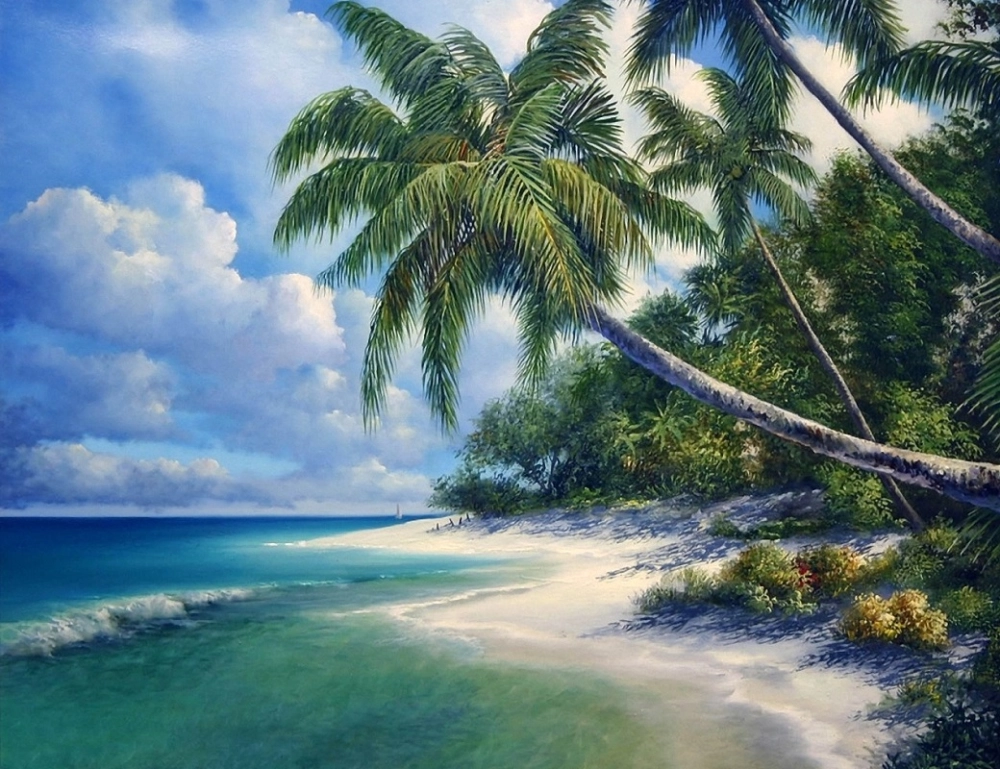 Trải nghiệm vẽ tranh phong cảnh biển đảo quê hương thanh bình