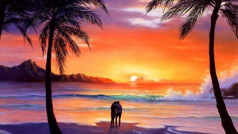 Học cách vẽ tranh phong cảnh hoàng hôn dễ dàng và sáng tạo