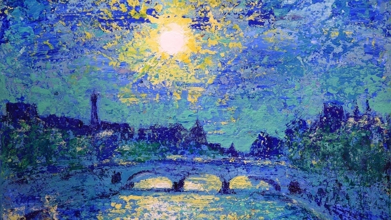 Thử ngay kỹ thuật vẽ tranh cảnh hoàng hôn đầy cảm hứng