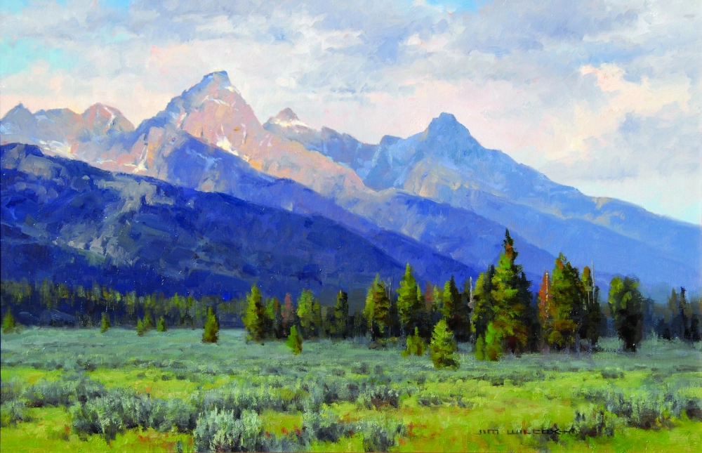 Khám phá tranh sơn dầu núi rừng chân thực và đầy cảm xúc