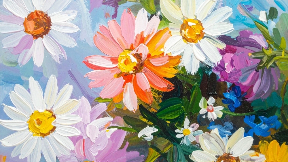 Học cách vẽ tranh phong cảnh mùa xuân đơn giản tại nhà